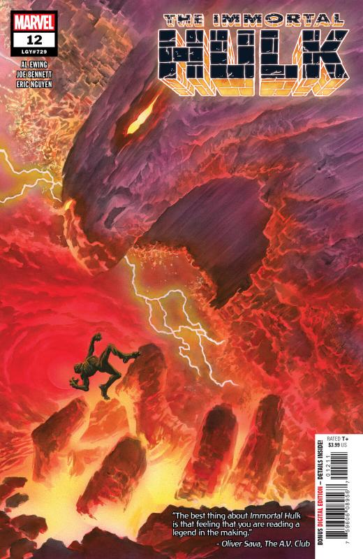 Immortal Hulk #12 - 1st App of One Below All / 1st Printing (Marvel, 2019) NM