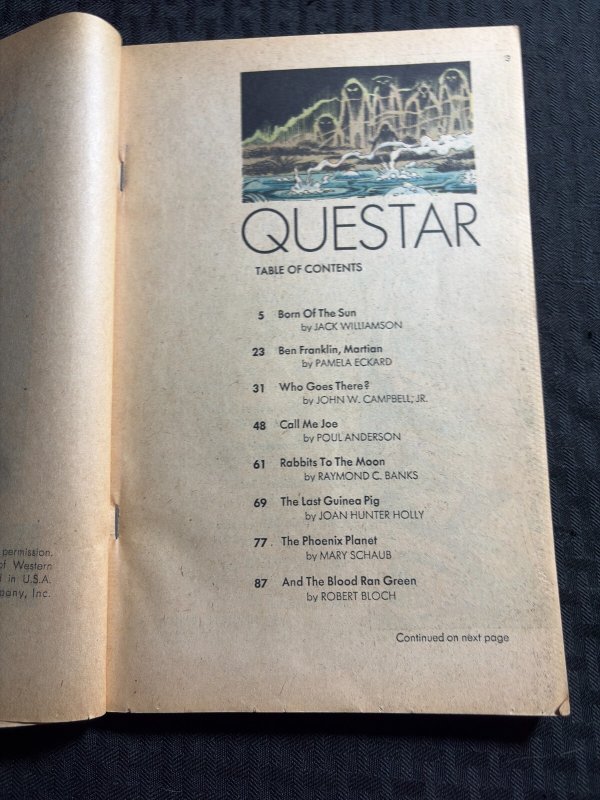 1979 QUESTAR Illustrated Science Fiction Classics SIGNED Jack Williamson G/VG