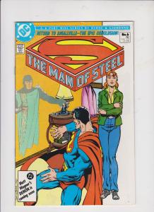 SUPERMAN THE MAN OF STEEL LOT OT 7  V1 #1 THRU 6 + COLLECTORS EDITION 1986