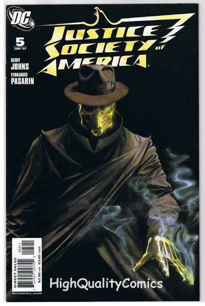 JUSTICE SOCIETY of AMERICA #5, VF+, Alex Ross, 2007, more JSA in store