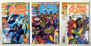 Alpha Flight Lot of 3 #3, 4, 5 (1997) Marvel Comics 1st Print Comic Books