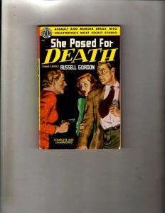 4 AVON Pocket Books Europa, Posed For Death, Babes Sucklings, The Big Sleep JL35