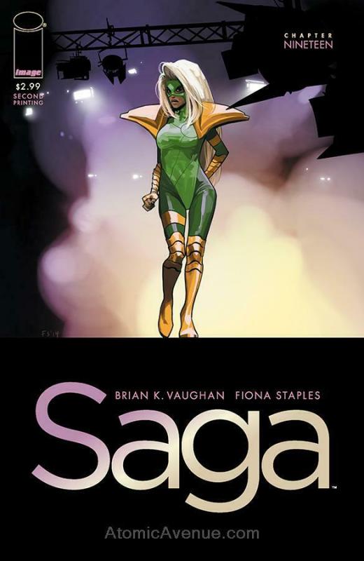 Saga (Image) #19 (2nd) VF/NM; Image | save on shipping - details inside
