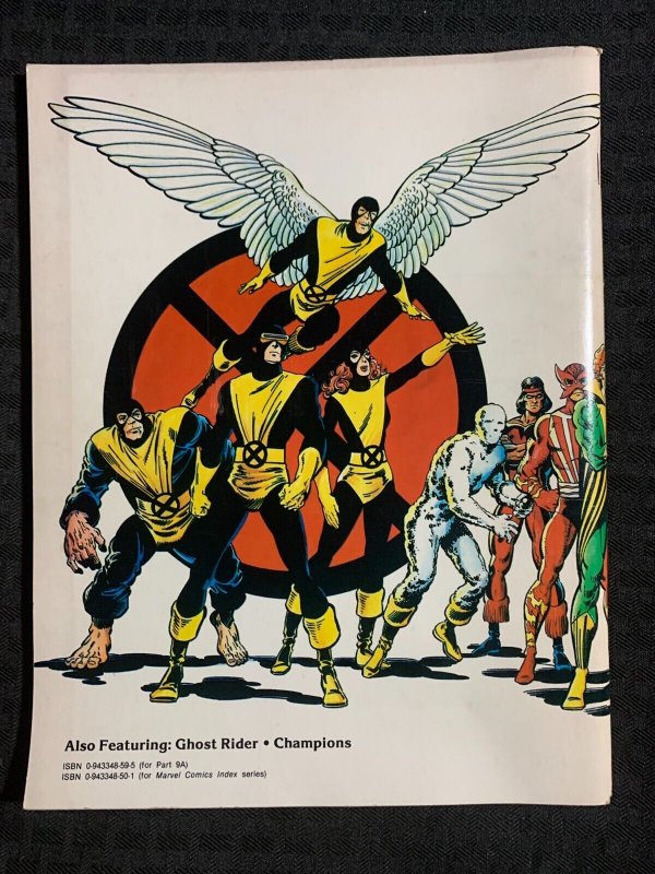 1981 X-MEN Marvel Comics Index Part 9A FN+ 6.5 (3rd Printing)