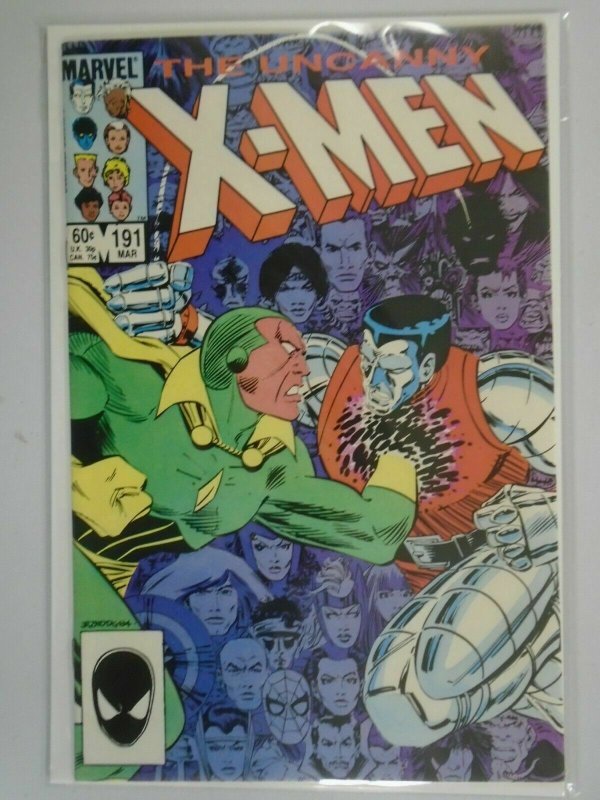 Uncanny X-Men #191 Direct edition 8.0 VF (1985 1st Series)