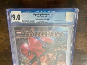 Edge of Spider-Verse #1 CGC 9.0 Massafera Variant -