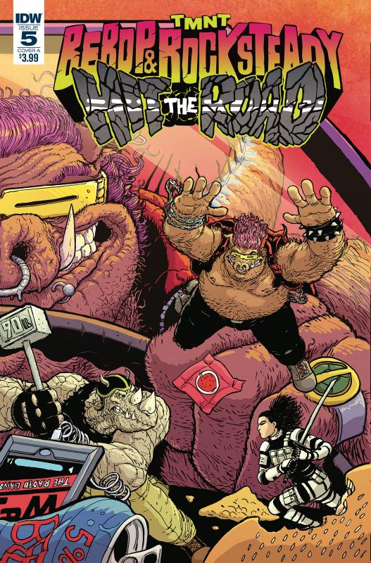 TMNT Bebop & Rocksteady Hit The Road #5 Cvr A (IDW, 2018) NM