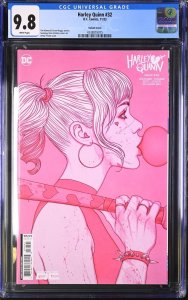 Harley Quinn #32 CGC 9.8 White Pages Jenny Frison Pink Bubblegum Variant DC 2023