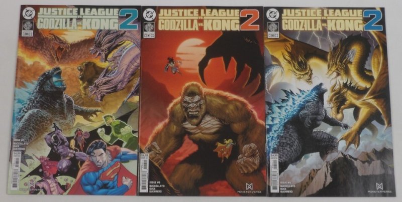 Justice League Vs Godzilla Vs Kong 2 #1-7 VF/NM complete set Monsterverse ; DC