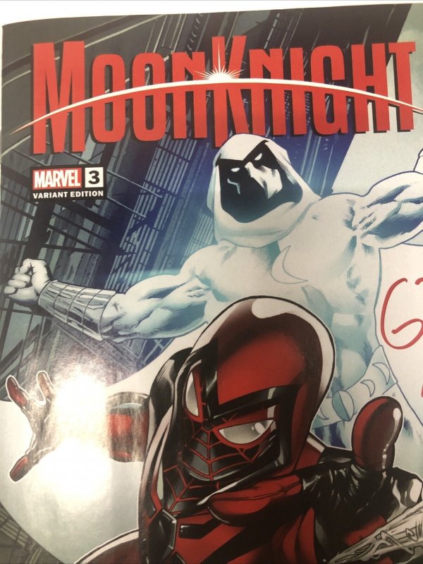 Moon Knight (2021) # 3 (NM) Variant Edition • Signed Greg Land • Marvel Comics