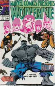 Marvel Comics Presents #59 VF ; Marvel | Wolverine Hulk