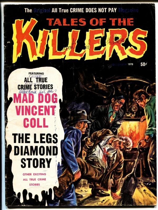 Tales Of The Killers #10 1970-1st issue-Legs Diamond-Mad Dog Coll-Frazetta