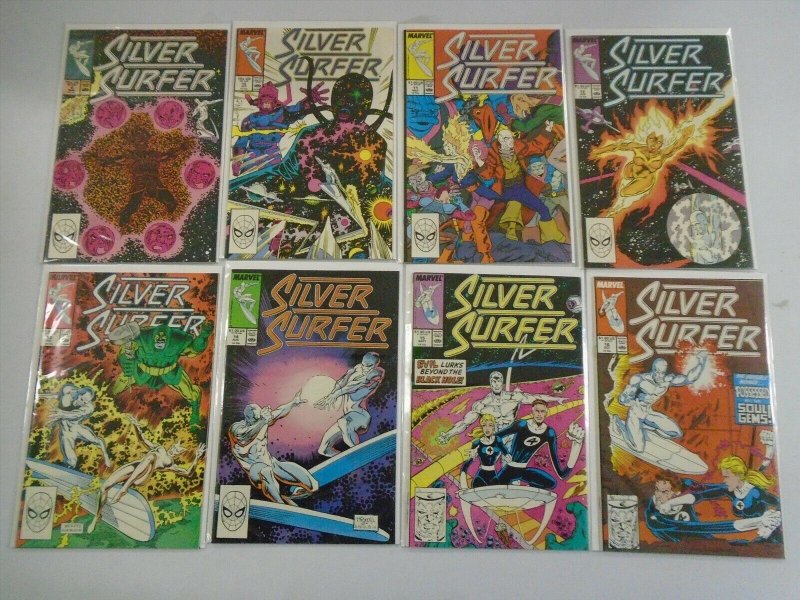 Silver Surfer Comic Lot (2nd Series) #1-49 (42 DIFF) - AVG 7.0 FN/VF  - 1987-91