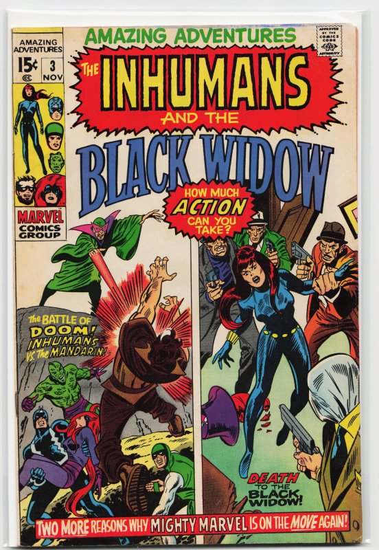 Amazing Adventures #3 (1970) Black Widow