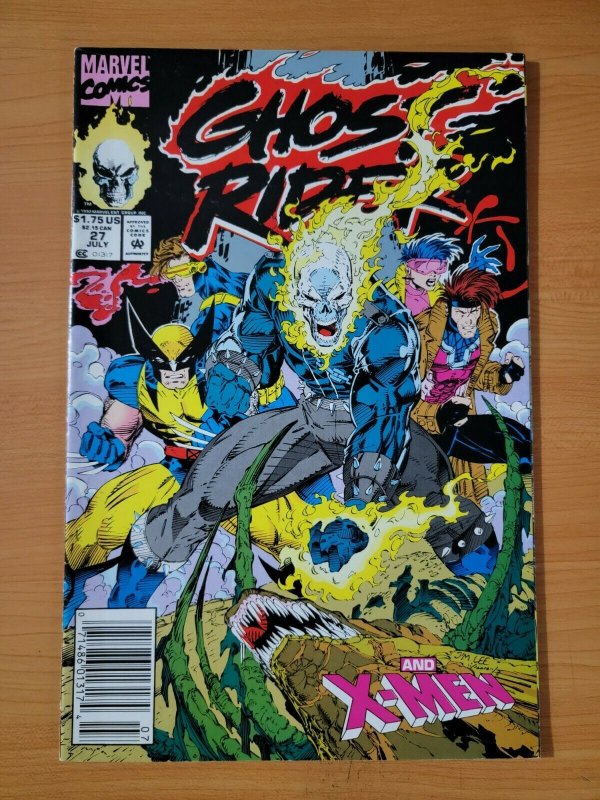 Ghost Rider #27 Newsstand Variant ~ NEAR MINT NM ~ 1992 Marvel Comics 