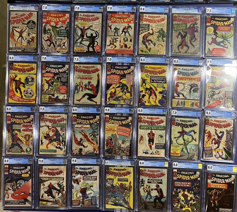 Amazing Fantasy 15 Spider-man 1-900 COMPLETE SET 85% ARE CGC 9.8 149 UP ALL 9.8 