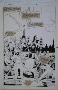 PAUL GULACY / MARTIN original art, MARVEL COMICS PRESENTS #68 pg 14,11x17, Ju-Ju