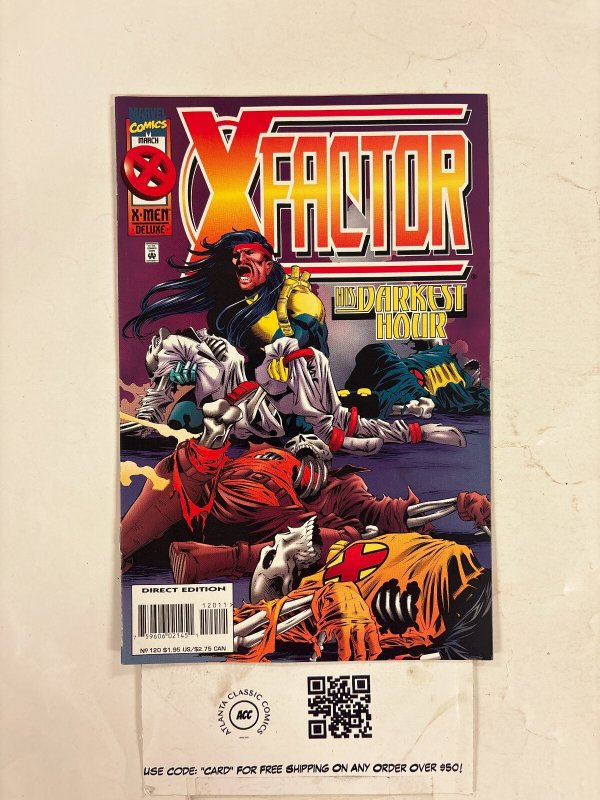 X-Factor #120 NM Marvel Comic Books Polaris Havok Wolfsbane Madrox 15 HH114