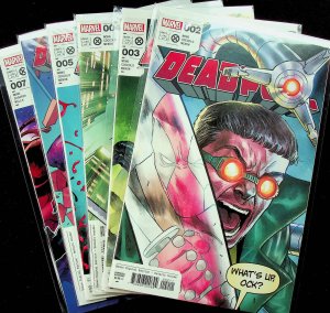 Deadpool #2-7 (Dec 2022-May 2023, Marvel) - Comic Set of 6 - Near Mint