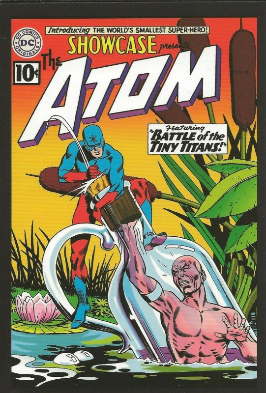 Showcase #34 1961 4x5 Cover Postcard 2010 DC Comics Atom Gil Kane