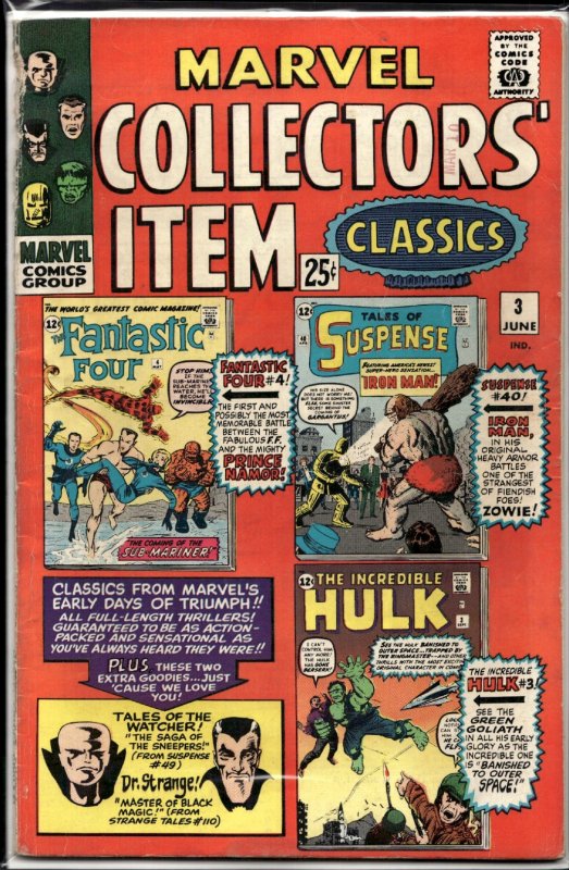 Marvel Collectors' Item Classics #3 (1965) Tales of the Watcher