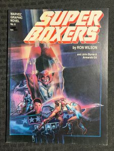 1983 SUPER BOXERS by Ron Wilson Marvel Graphic Novel #8 SC FVF 7.0 1st Printing