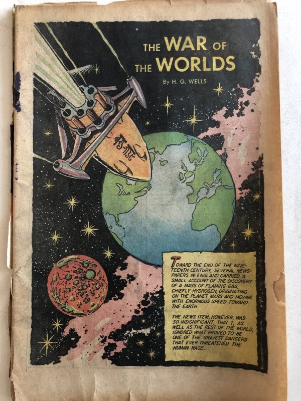 Classics illustrated War of the Worlds, no cover