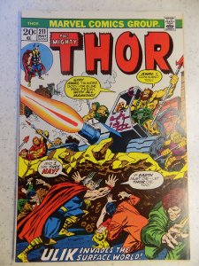 THOR # 211 MARVEL HI GRADE