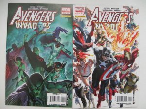 *AVENGERS INVADERS #1-12 (of 12) Alex Ross Variants! 13 Books