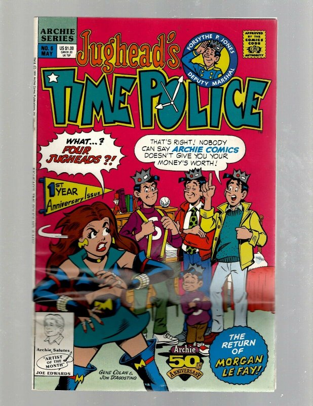 8 Comics Archie 249 Riverdale High 97 Everything's Archie 112 Time Police 6+ SB3