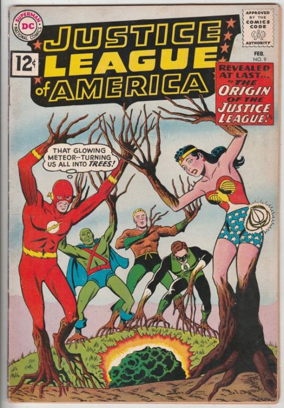 Justice League of America #9 (Feb-61) FN/VF+ Mid-High-Grade Justice League of...