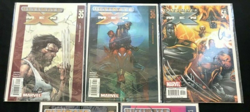ULTIMATE X-MEN #34-37, 50 5PC RUN (VF/NM) BLOCKBUSTER!! 2004