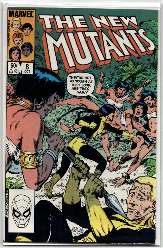 The New Mutants #8 (1983) New Mutants [Key Issue]