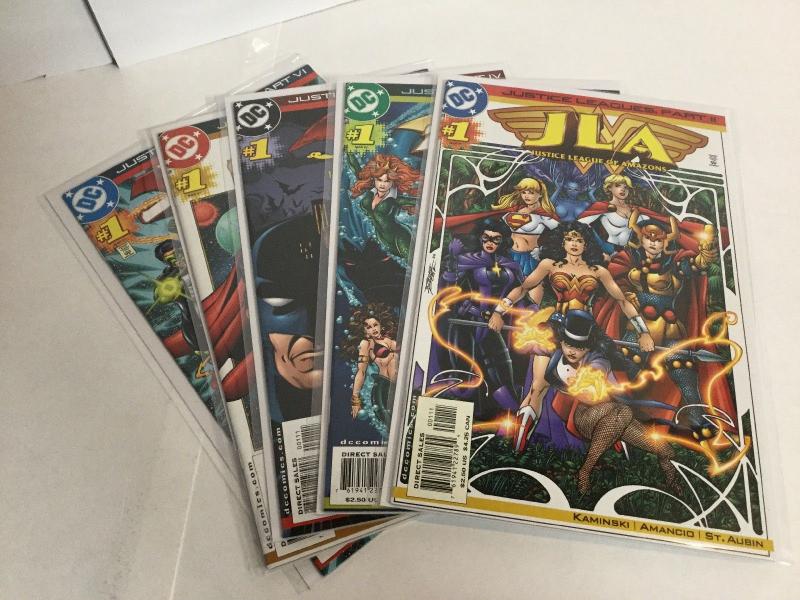 Justice Leagues 2-6 Lot Set Run Nm Near Mint Dc Comics A45