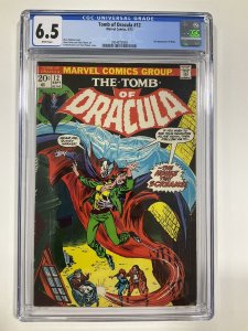 TOMB OF DRACULA 12 CGC 6.5 WHITE PAGES MARVEL 1973