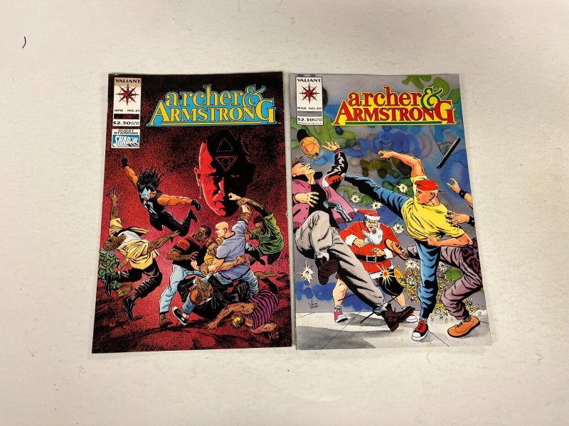 4 Archer & Armstrong Valiant Comics Books #18 19 20 21 78 JW24