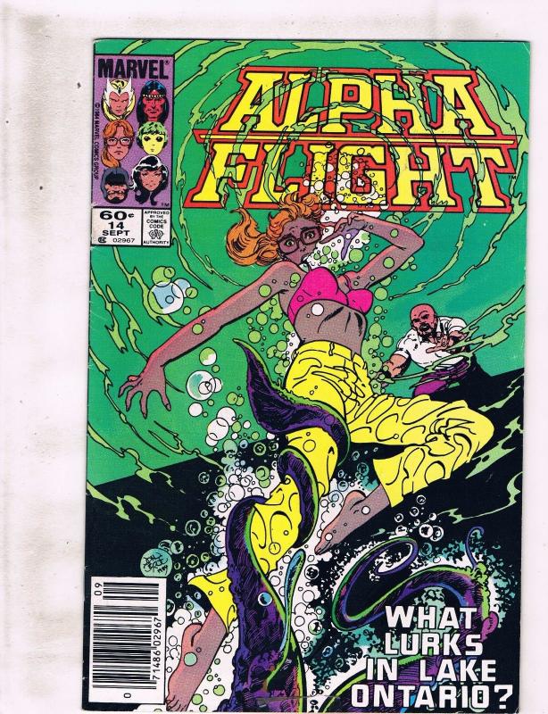 Lot Of 8 Alpha Flight Marvel Comic Books # 13 14 16 17 18 19 20 21 X-Men J238