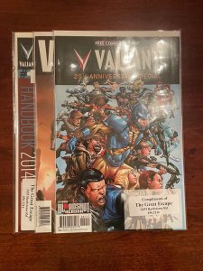 Lot Of 3 Valiant Comic Books FCBD Issues 1 NM X-O Manowar Universe 25th Ann J905