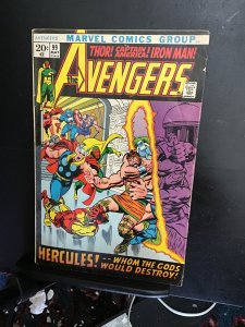 The Avengers #99 (1972) affordable-grade Barry Smith art! Hercules! VG+ Wow!