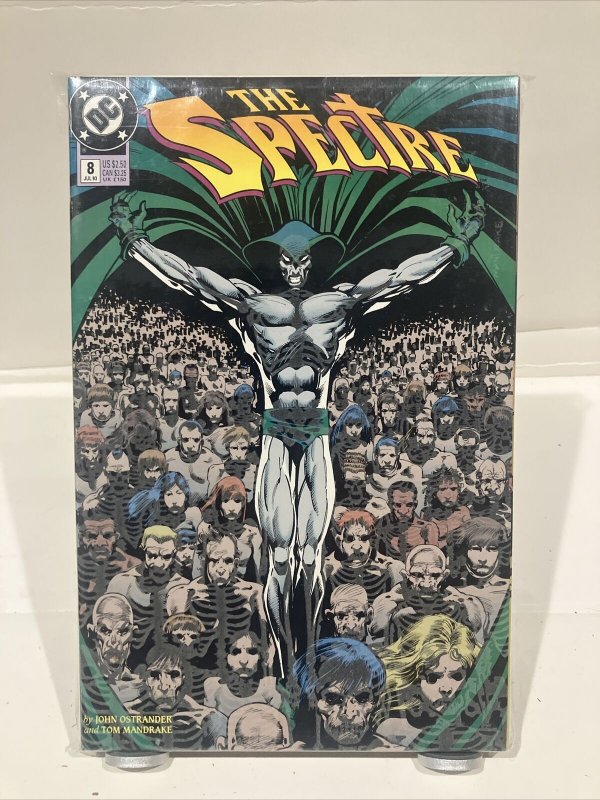 The SPECTRE #8 1993 Ostrander/Mandrake DC Comics GLOW IN THE DARK Cover!