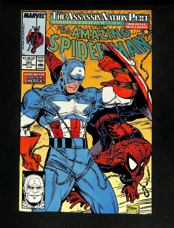 Amazing Spider-Man #323 McFarlane Captain America!