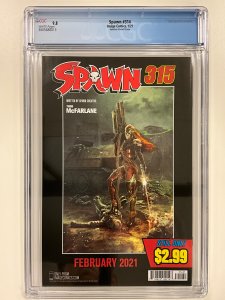 Spawn #314 Cover C (2021) CGC 9.8