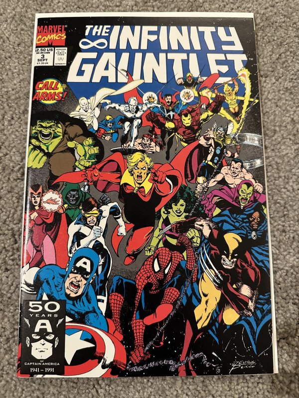 The Infinity Gauntlet #3 Direct Edition (1991)