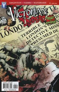 Victorian Undead #4 VF/NM ; WildStorm | Sherlock Holmes vs Zombies