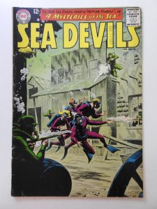 Sea Devils #10 (1963) 4 Mysteries of The Sea! Solid VG Condition!