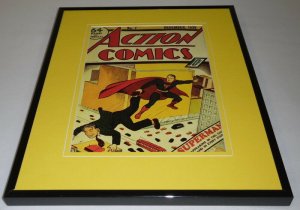 Action Comics #7 DC Framed 11x14 Repro Cover Display Superman