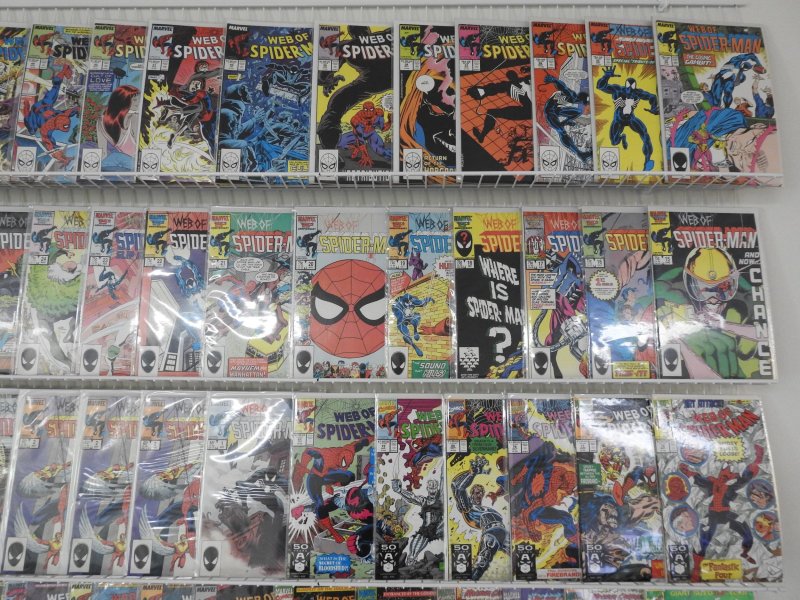 Complete Set Web of Spider-Man #1-129 Plus All Annuals!!! Avg. VF Condition!