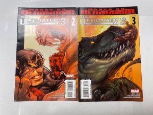 4 MARVEL comic books Ultimates 3 #2 3 Wolverine #1 Marvel Masterpiece #3 79 KM18
