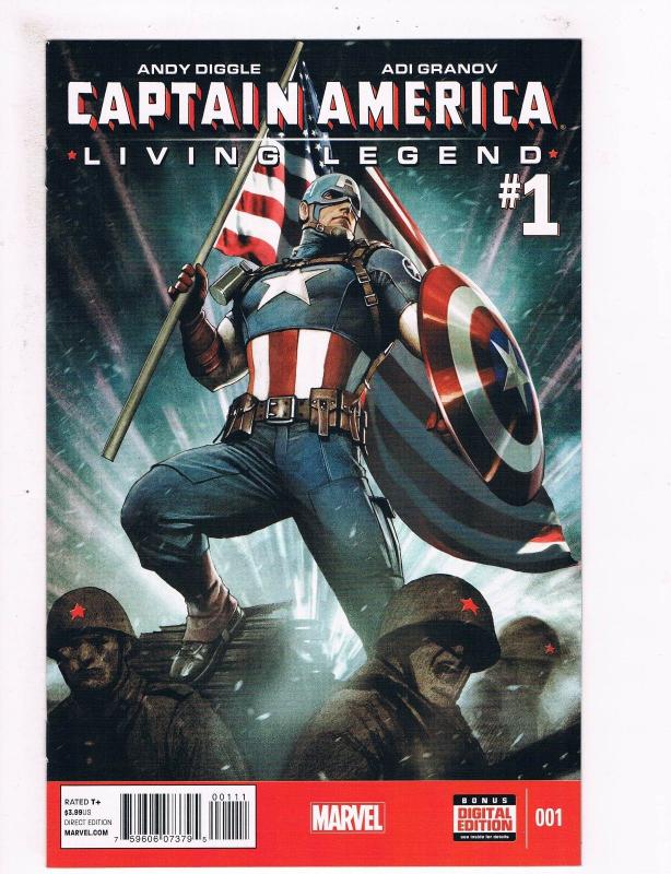 Captain America Living Legend # 1 NM 1st Print Variant Cover Marvel Comics S65