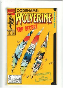 Wolverine #50 VF 8.0 Marvel Comics 1992 Die-Cut cover Weapon X 